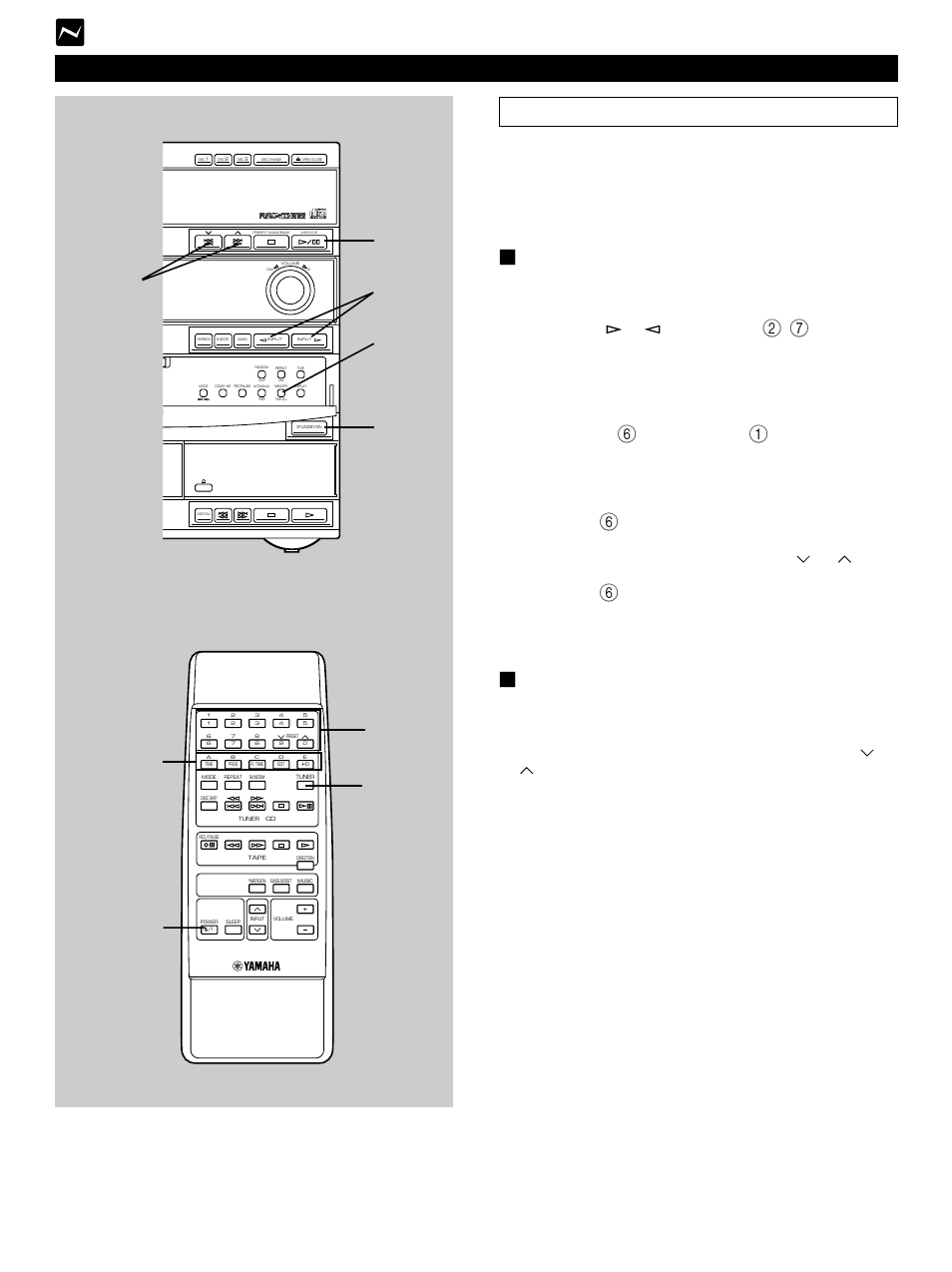 Manual preset tuning, E-16, Tuning operation | Turn on the power, Press input or until “tuner, Tune in to the desired station, And “preset, Will flash on the display for about 5 seconds, Goes out | Yamaha GX500 User Manual | Page 26 / 44