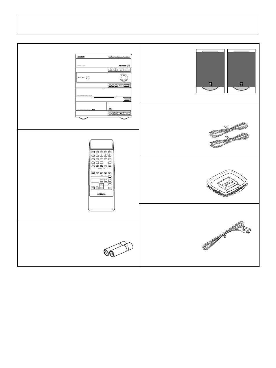 Unpacking, Déballage, Disc | Yamaha GX500 User Manual | Page 4 / 44