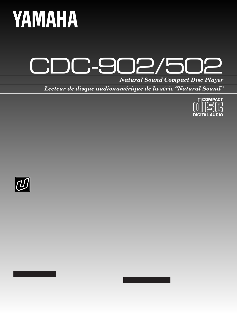 Yamaha CDC-502 User Manual | 24 pages