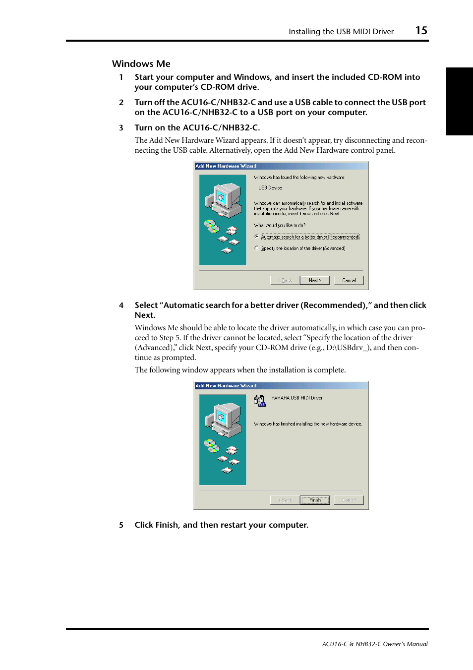 English | Yamaha NHB32-C User Manual | Page 19 / 44
