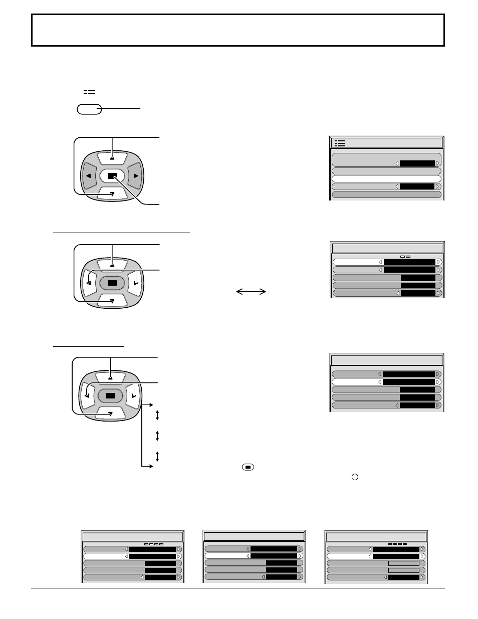 Screensaver, For preventing after-images) 2 3 1 4, Mode selection negative / scroll selection | Yamaha PDM-1 User Manual | Page 32 / 40