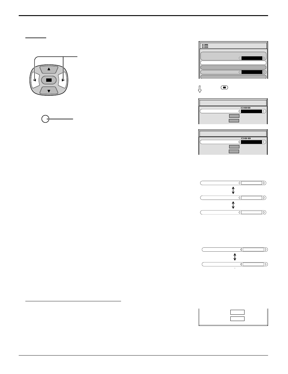 Sync, H-freq (khz)/v-freq (hz), Set up for input signals | Yamaha PDM-1 User Manual | Page 36 / 40