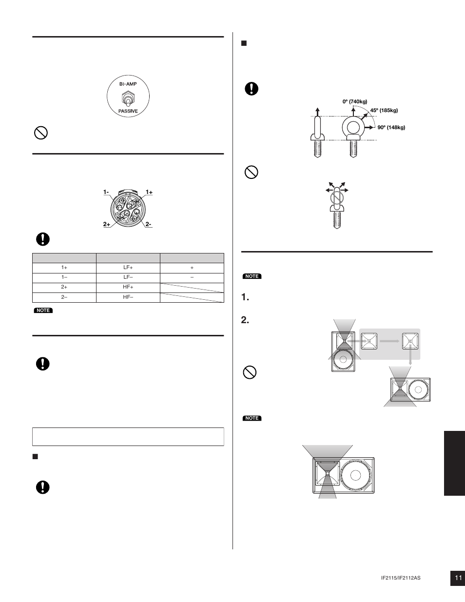 Yamaha IF2115/AS(W) User Manual | Page 4 / 9
