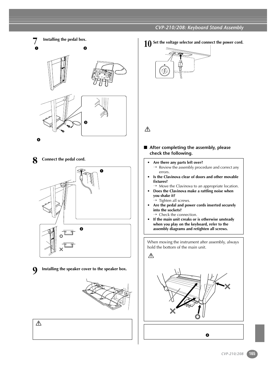 Yamaha CVP-208  EN User Manual | Page 165 / 180