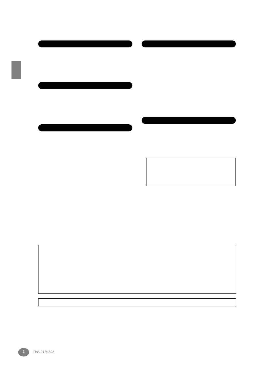 Yamaha CVP-208  EN User Manual | Page 4 / 180