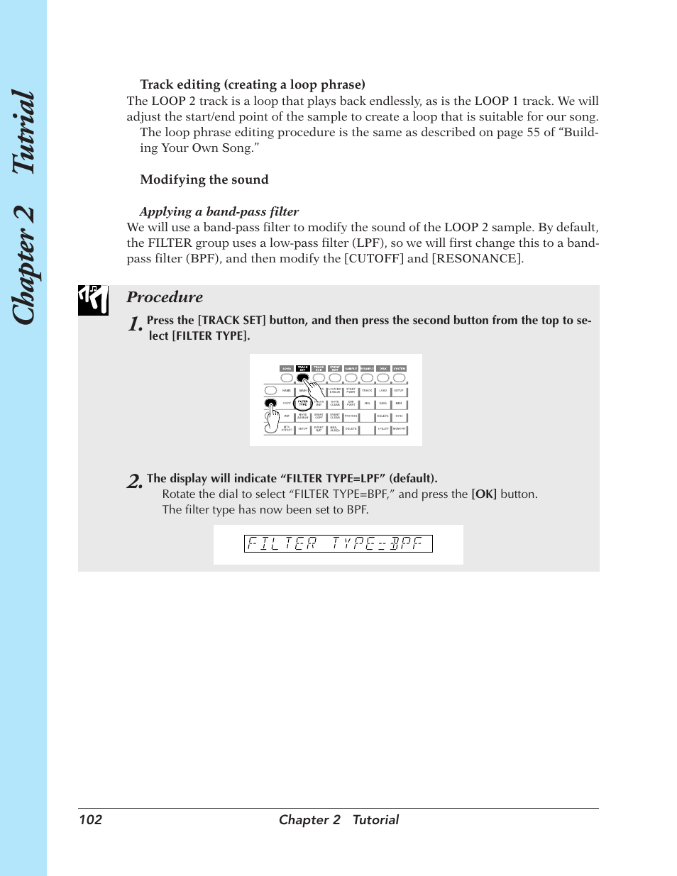 Chapter 2 t utrial | Yamaha SU700 User Manual | Page 102 / 354