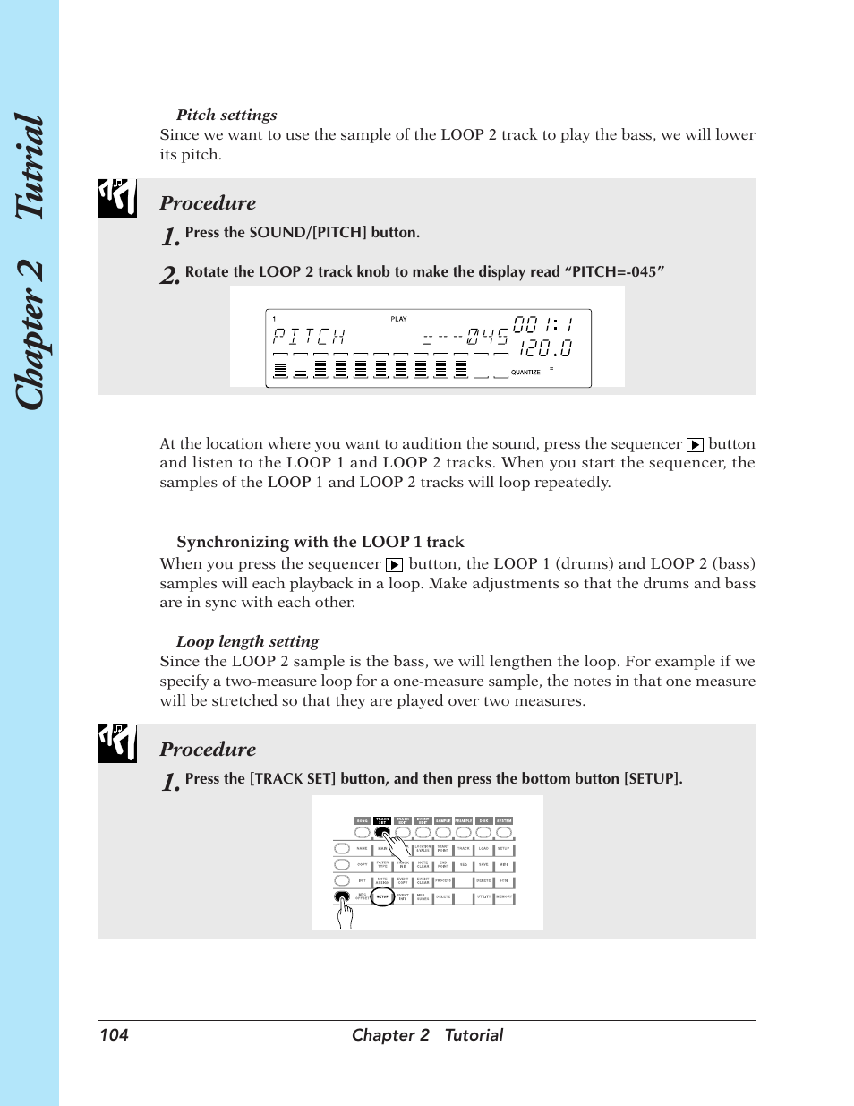 Chapter 2 t utrial | Yamaha SU700 User Manual | Page 104 / 354