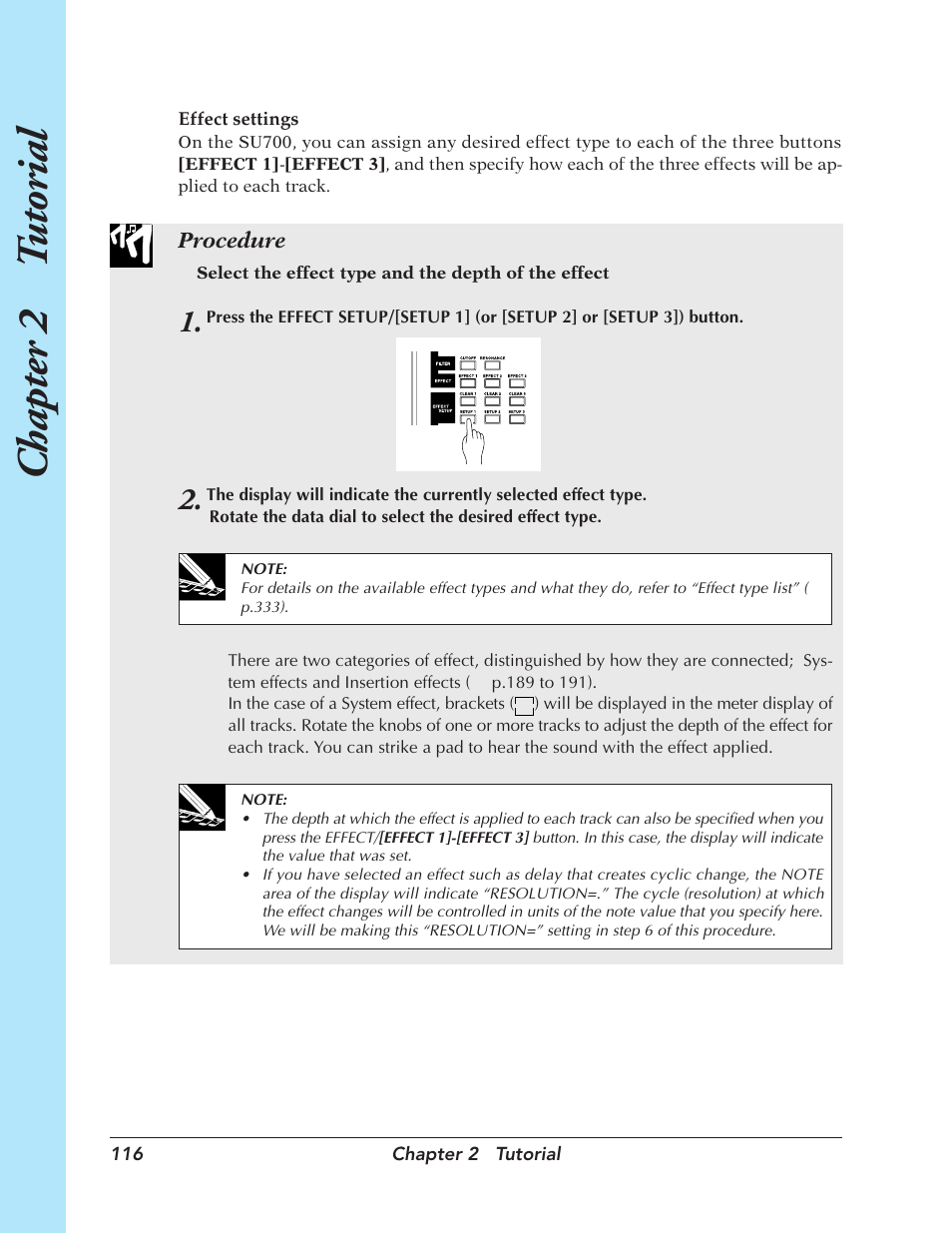 Chapter 2 t utorial | Yamaha SU700 User Manual | Page 116 / 354