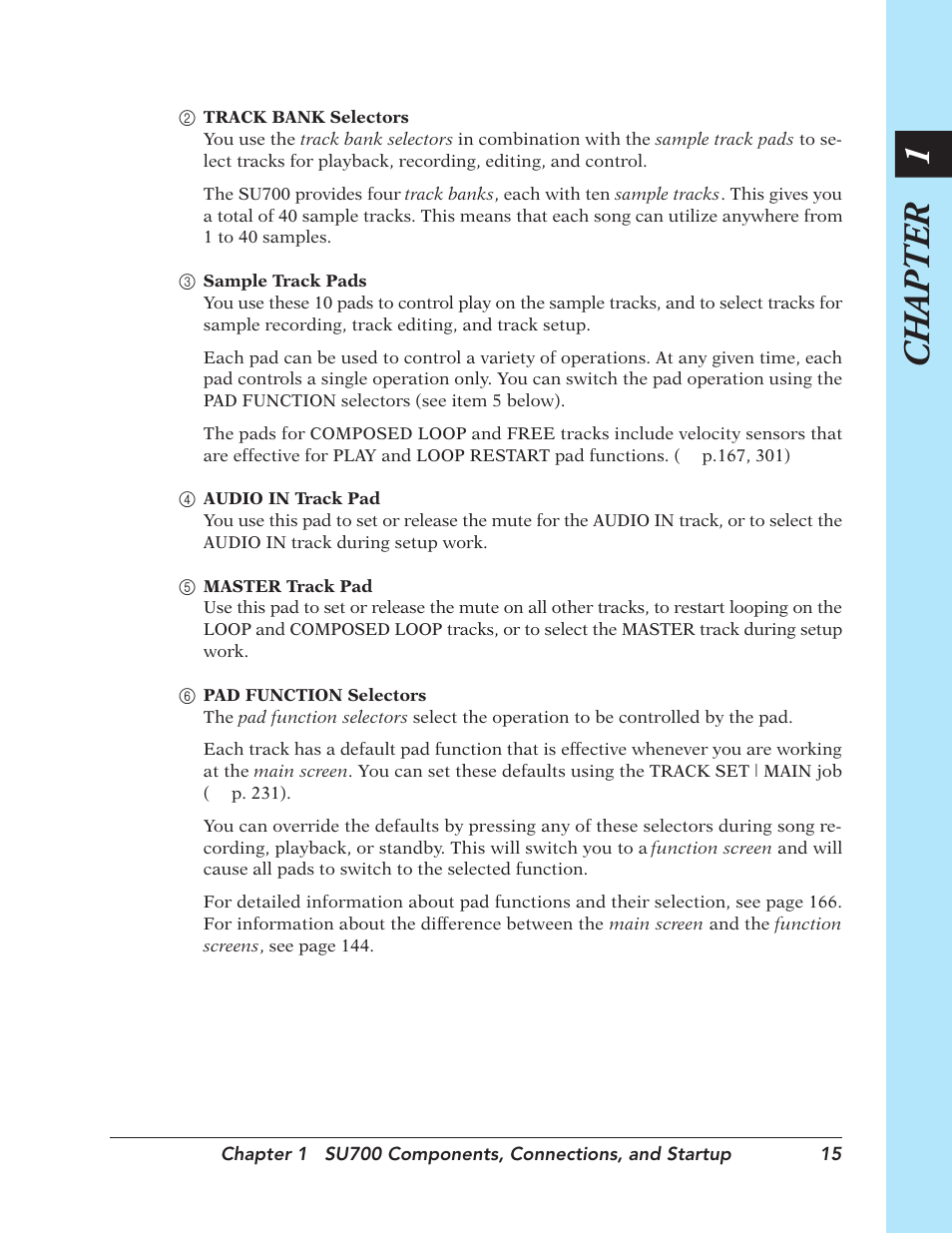 Chapter 1 | Yamaha SU700 User Manual | Page 15 / 354
