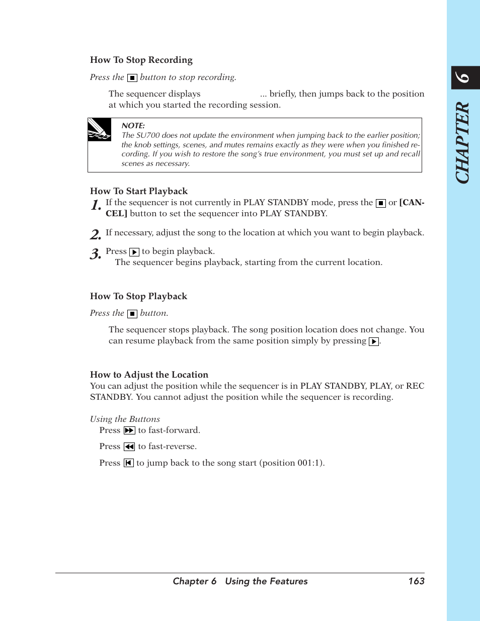 Chapter 6 | Yamaha SU700 User Manual | Page 163 / 354