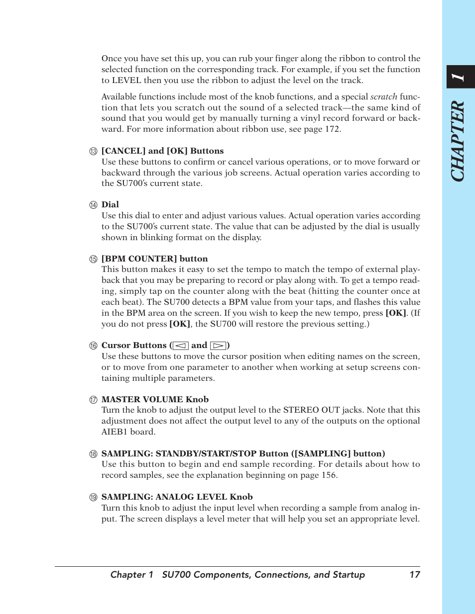 Chapter 1 | Yamaha SU700 User Manual | Page 17 / 354