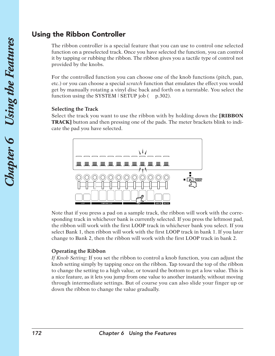 Chapter 6 u sing the f eatur es | Yamaha SU700 User Manual | Page 172 / 354