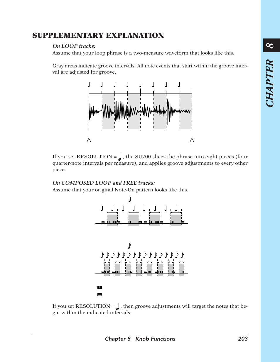 Chapter 8, Supplementary explanation | Yamaha SU700 User Manual | Page 203 / 354