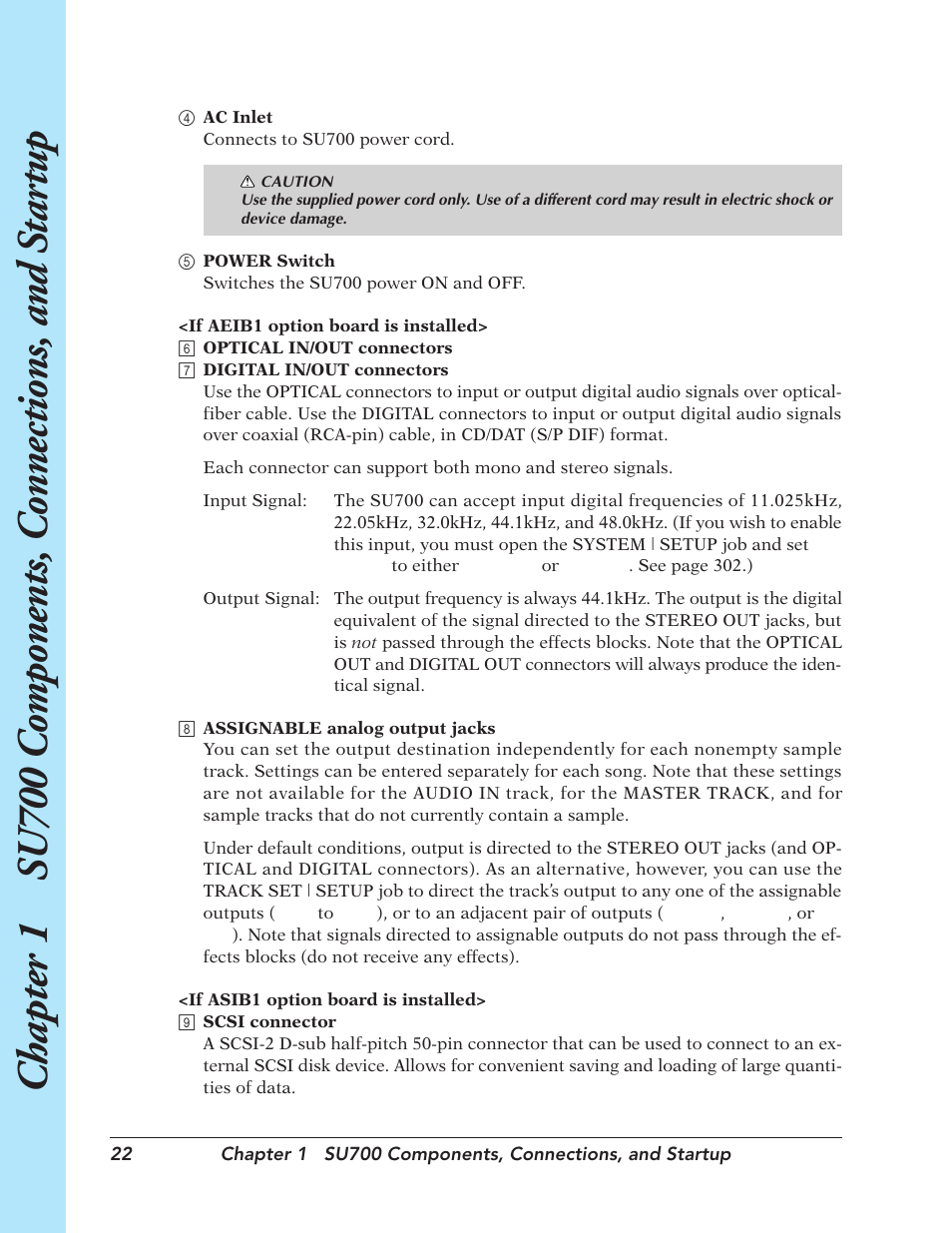 Yamaha SU700 User Manual | Page 22 / 354