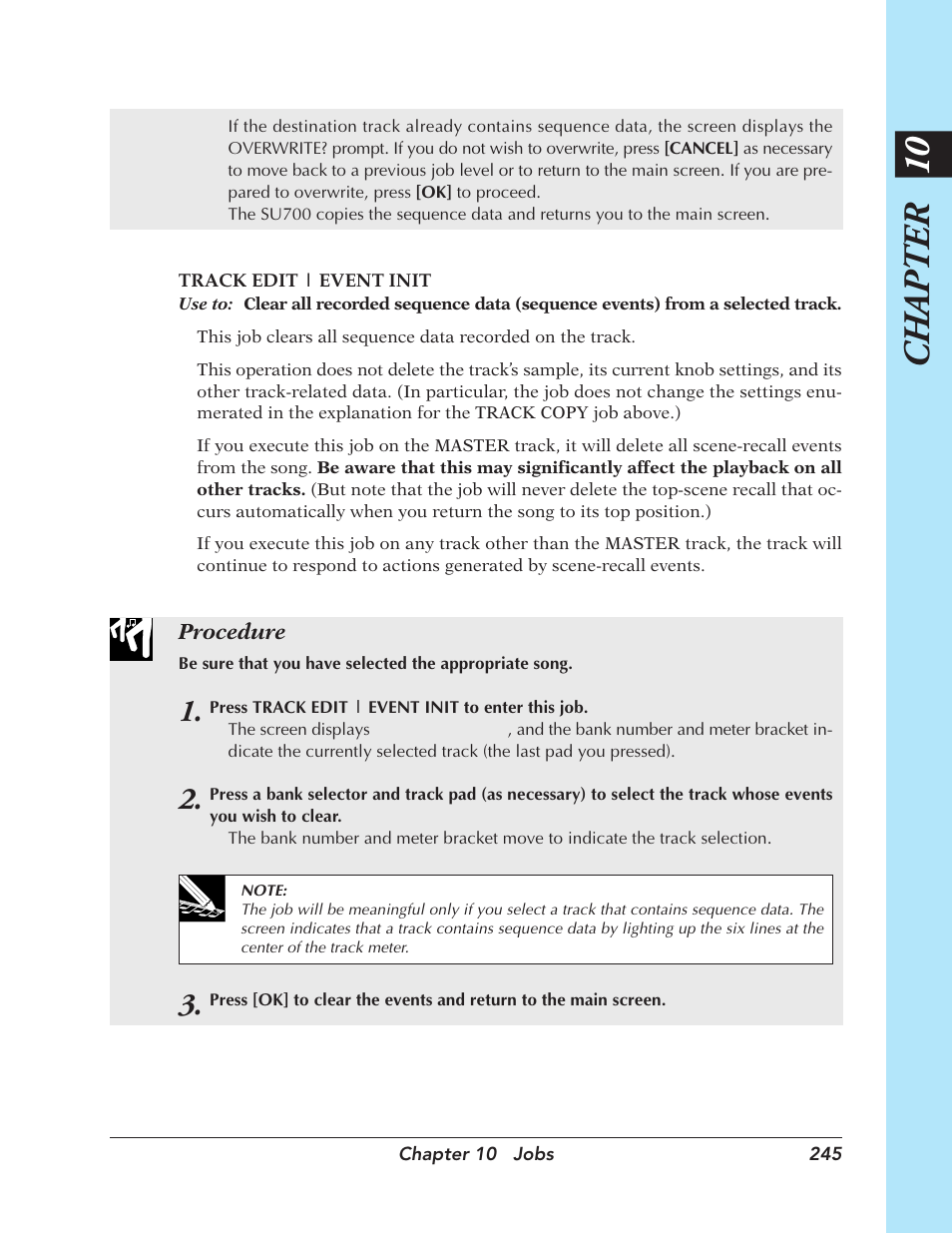 Chapter 10 | Yamaha SU700 User Manual | Page 245 / 354