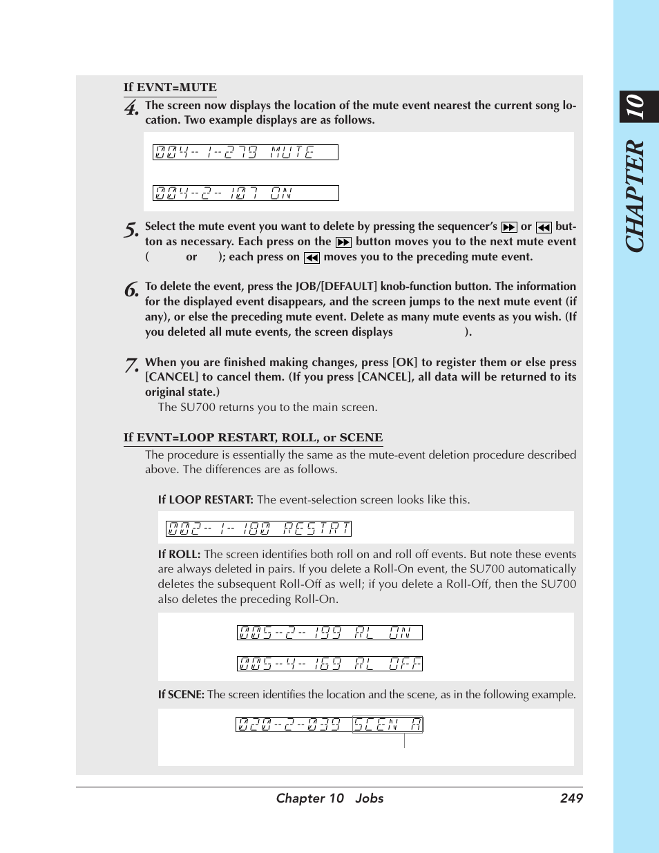 Chapter 10 | Yamaha SU700 User Manual | Page 249 / 354