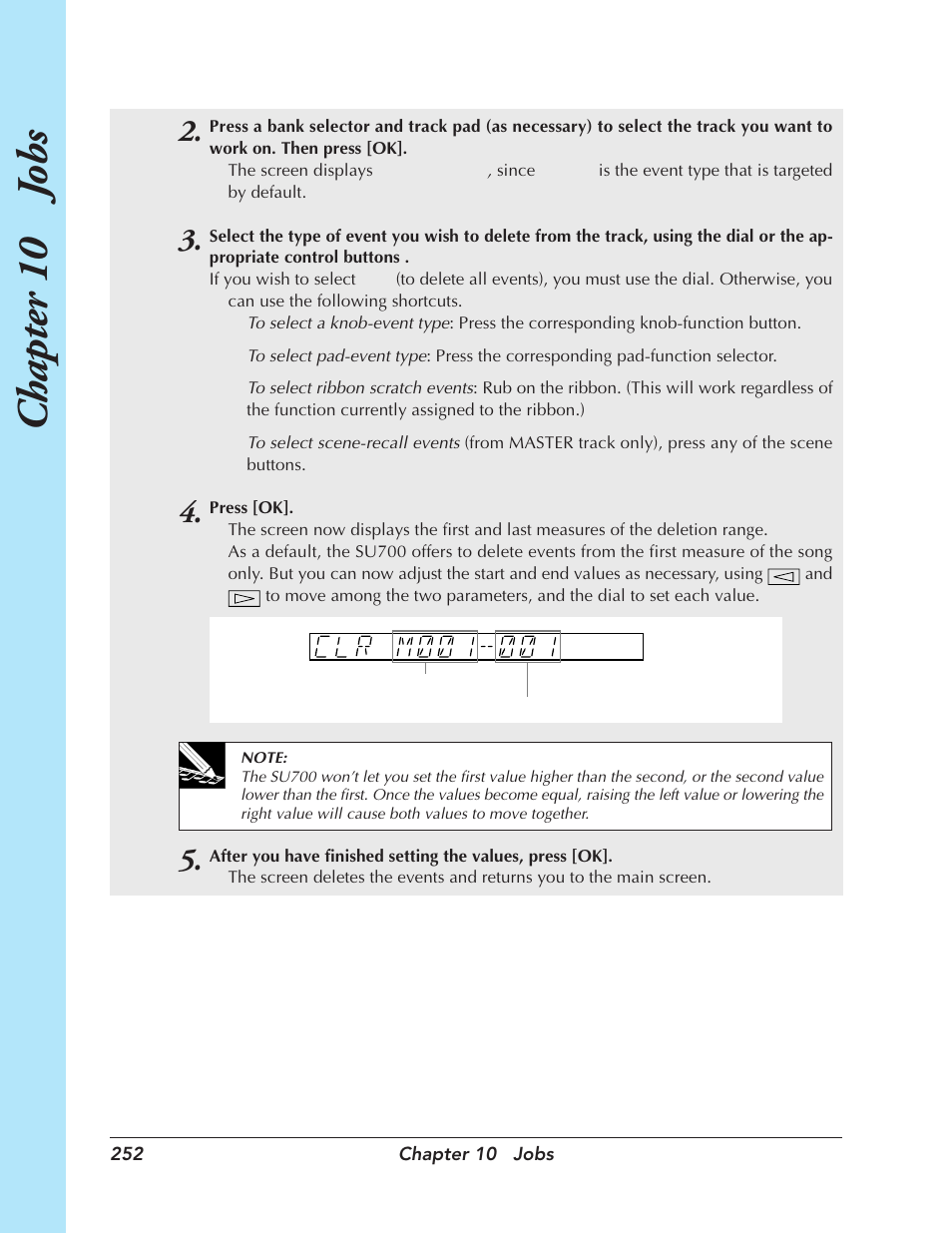 Chapter 10 j obs | Yamaha SU700 User Manual | Page 252 / 354