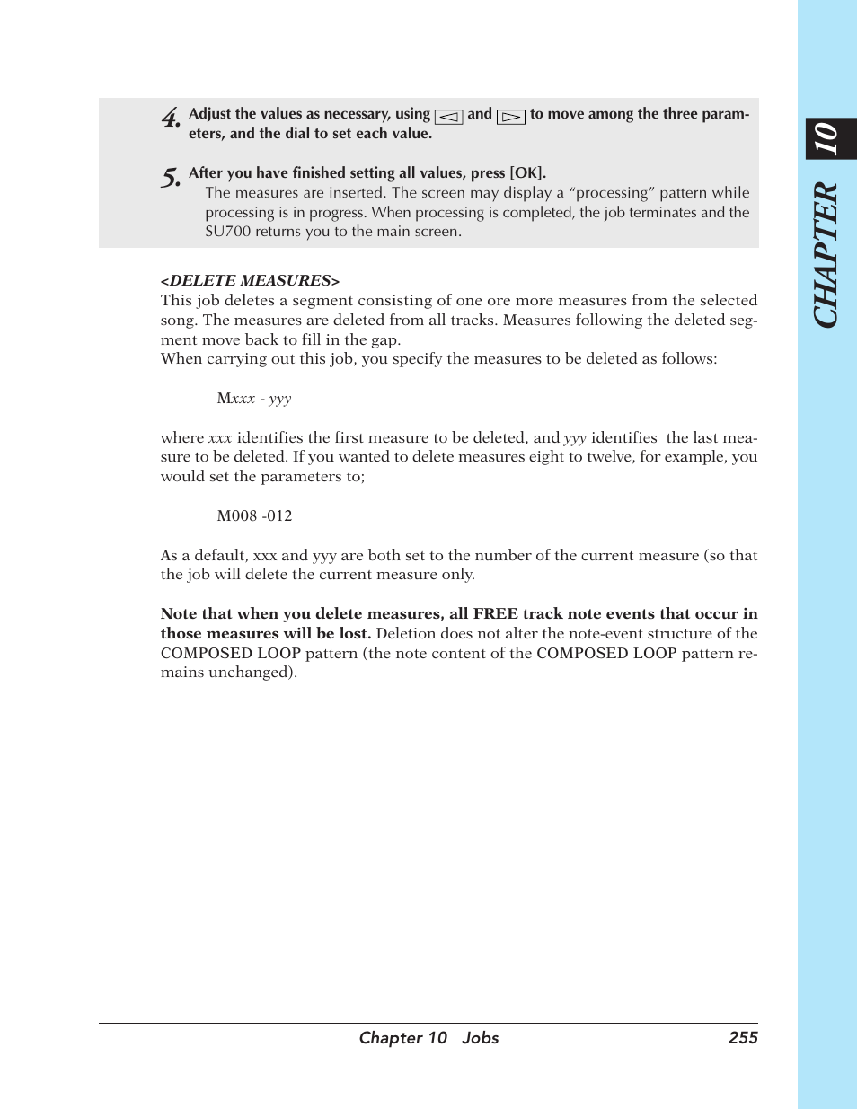 Chapter 10 | Yamaha SU700 User Manual | Page 255 / 354