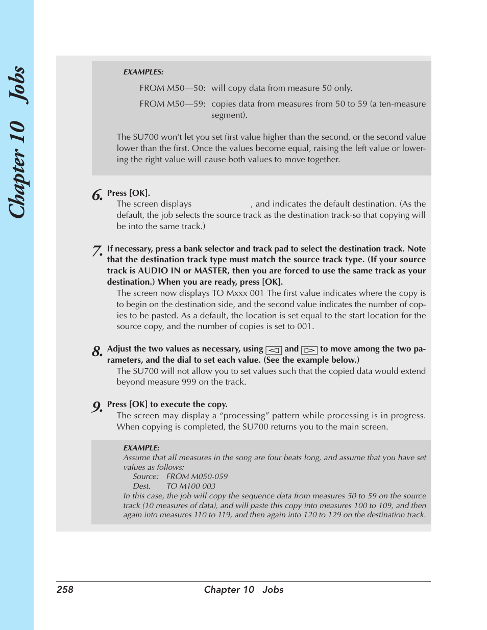 Chapter 10 j obs | Yamaha SU700 User Manual | Page 258 / 354