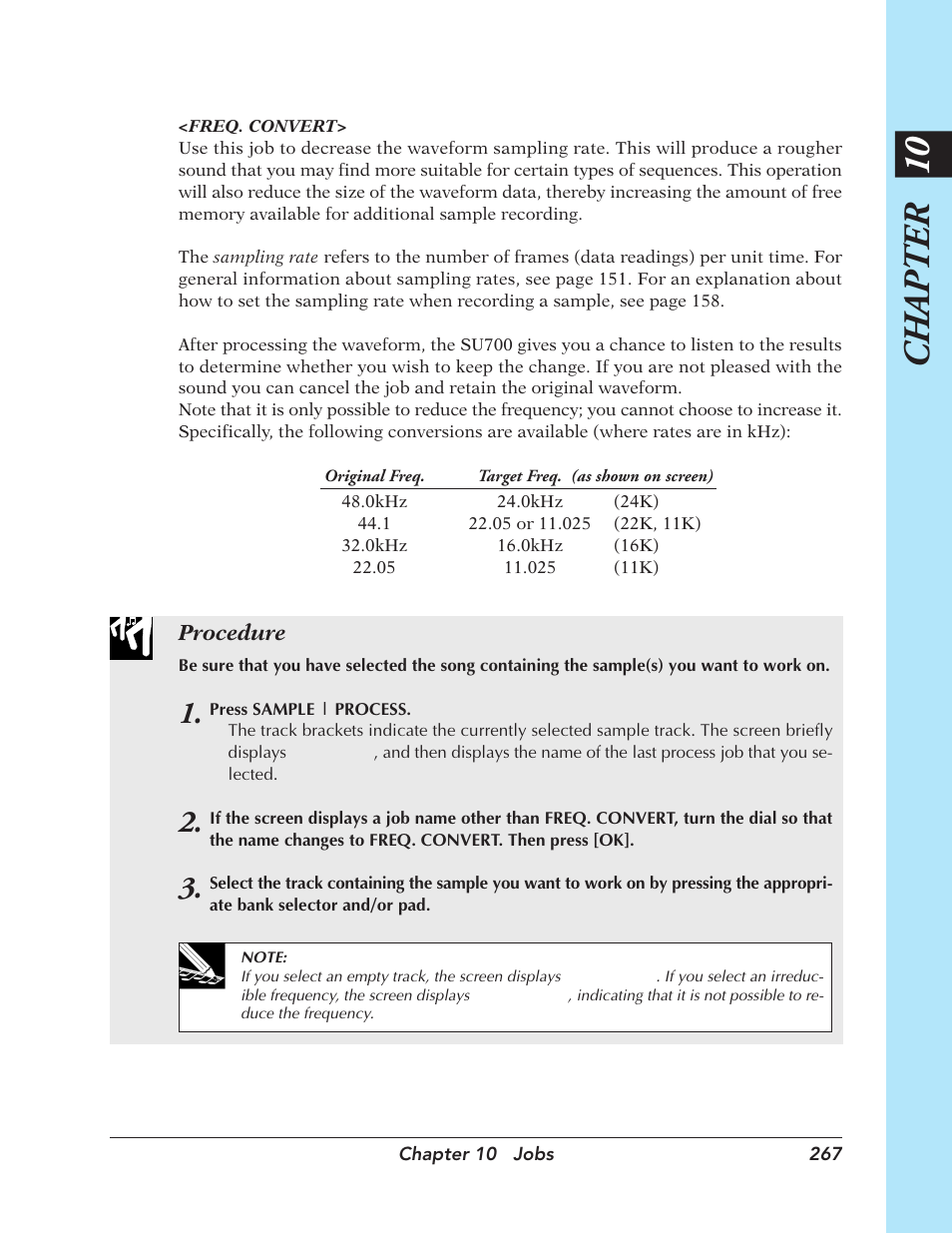 Chapter 10 | Yamaha SU700 User Manual | Page 267 / 354