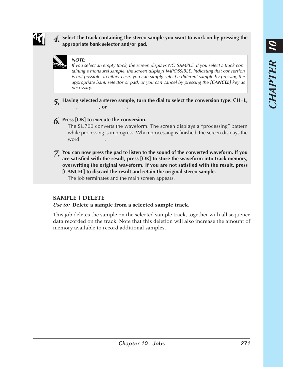 Chapter 10 | Yamaha SU700 User Manual | Page 271 / 354