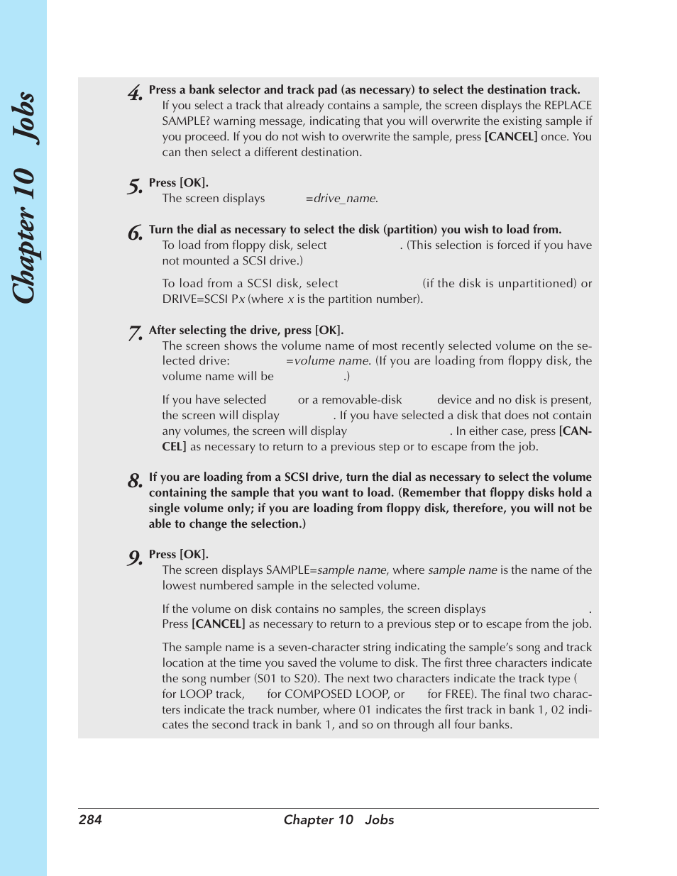 Chapter 10 j obs | Yamaha SU700 User Manual | Page 284 / 354