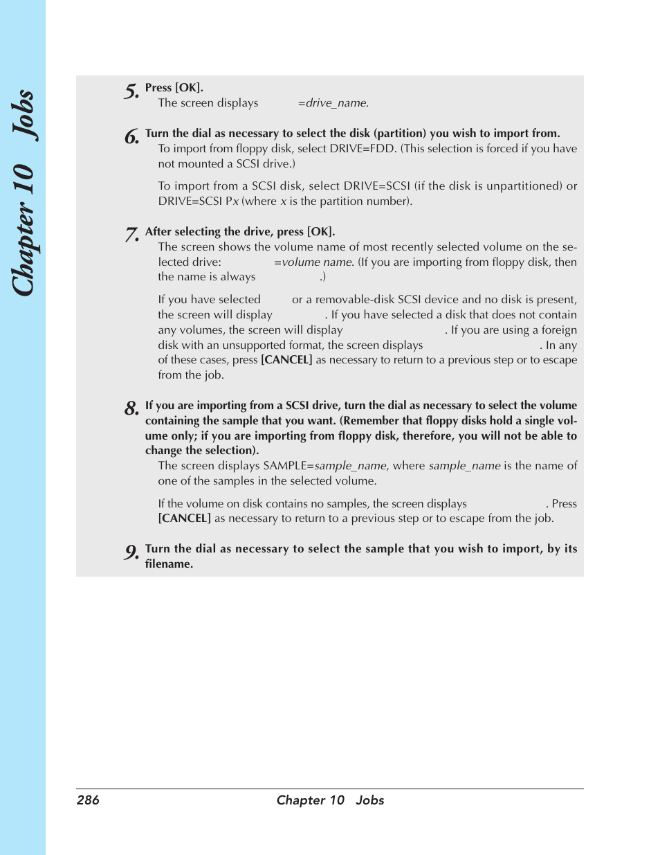 Chapter 10 j obs | Yamaha SU700 User Manual | Page 286 / 354