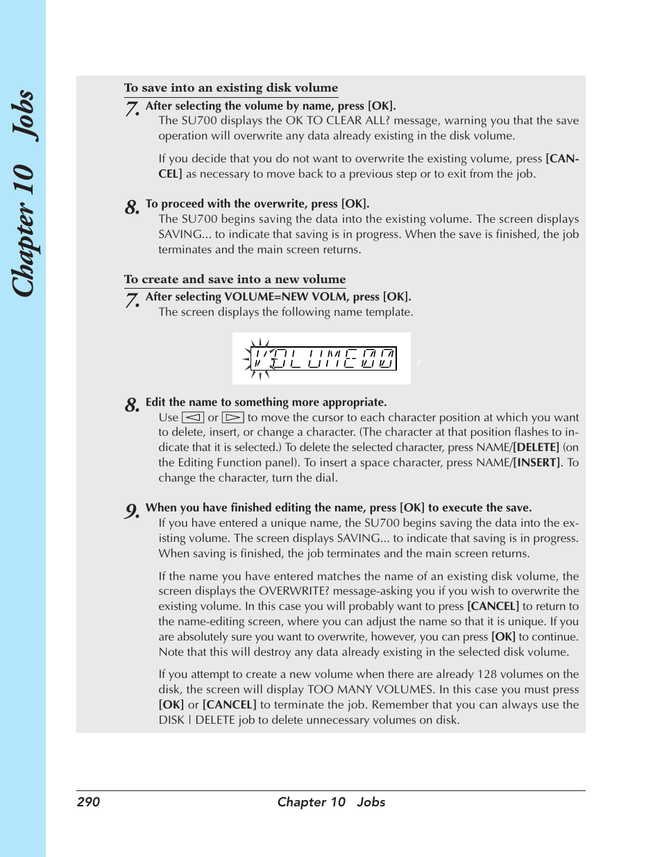 Chapter 10 j obs | Yamaha SU700 User Manual | Page 290 / 354