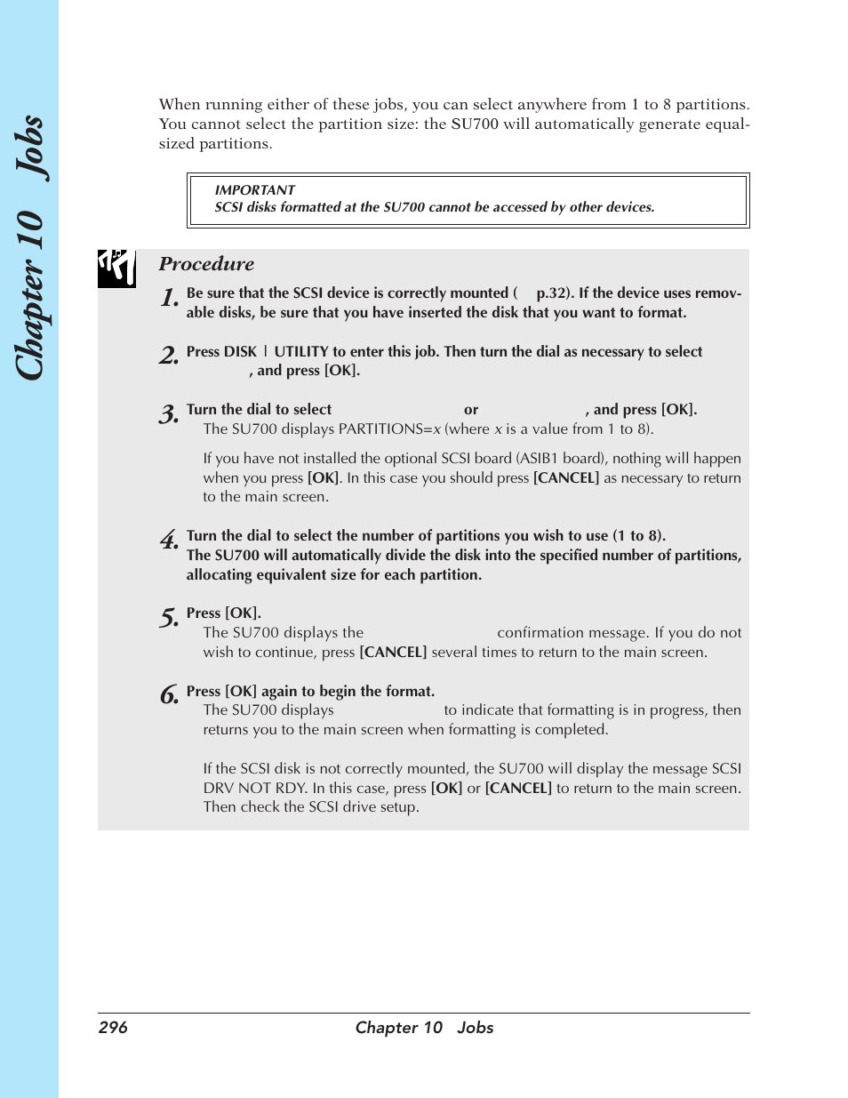 Chapter 10 j obs | Yamaha SU700 User Manual | Page 296 / 354