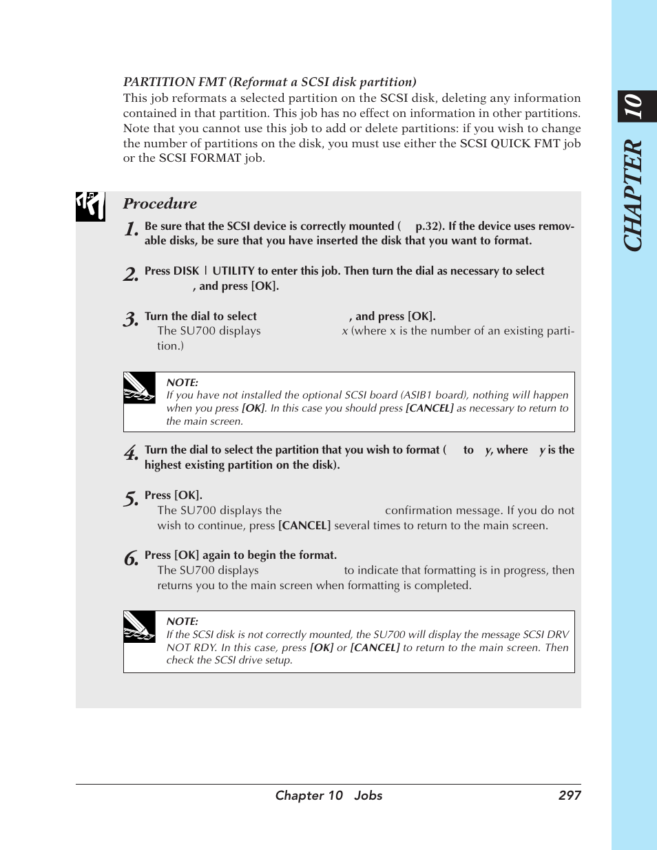 Chapter 10 | Yamaha SU700 User Manual | Page 297 / 354