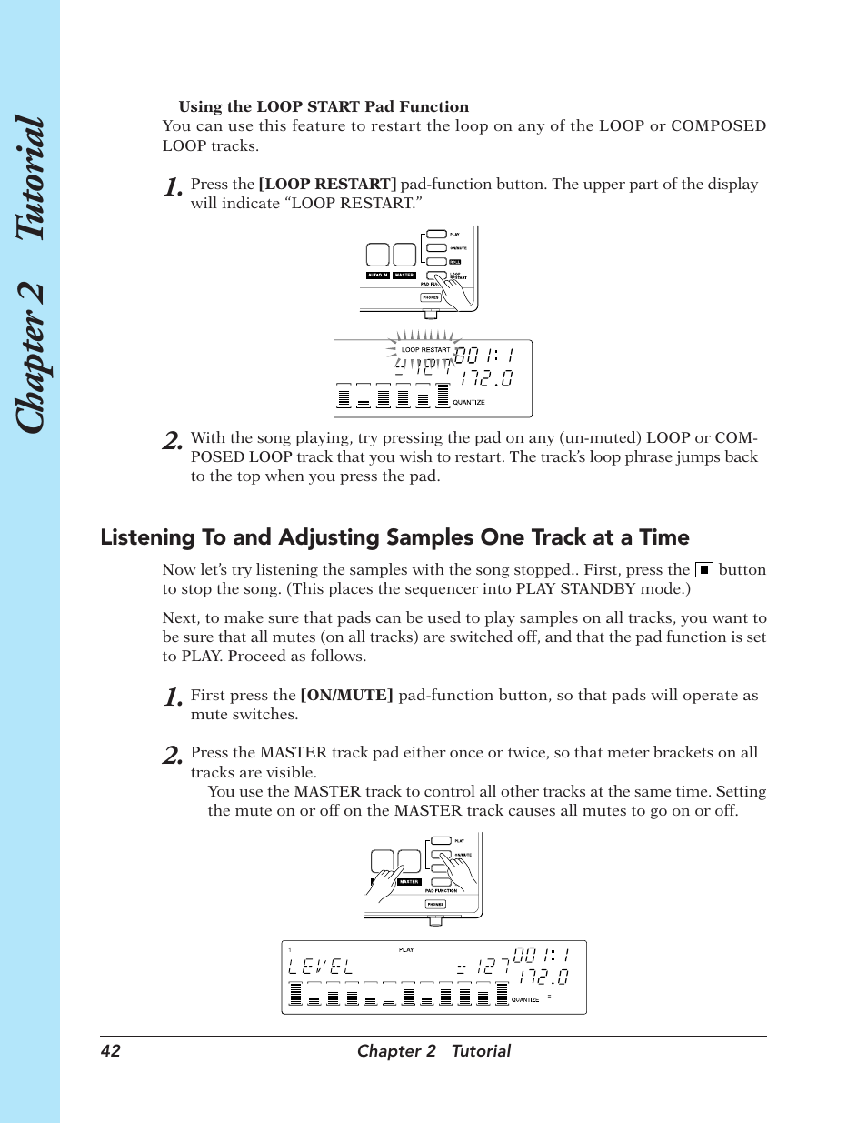 Chapter 2 t utorial | Yamaha SU700 User Manual | Page 42 / 354