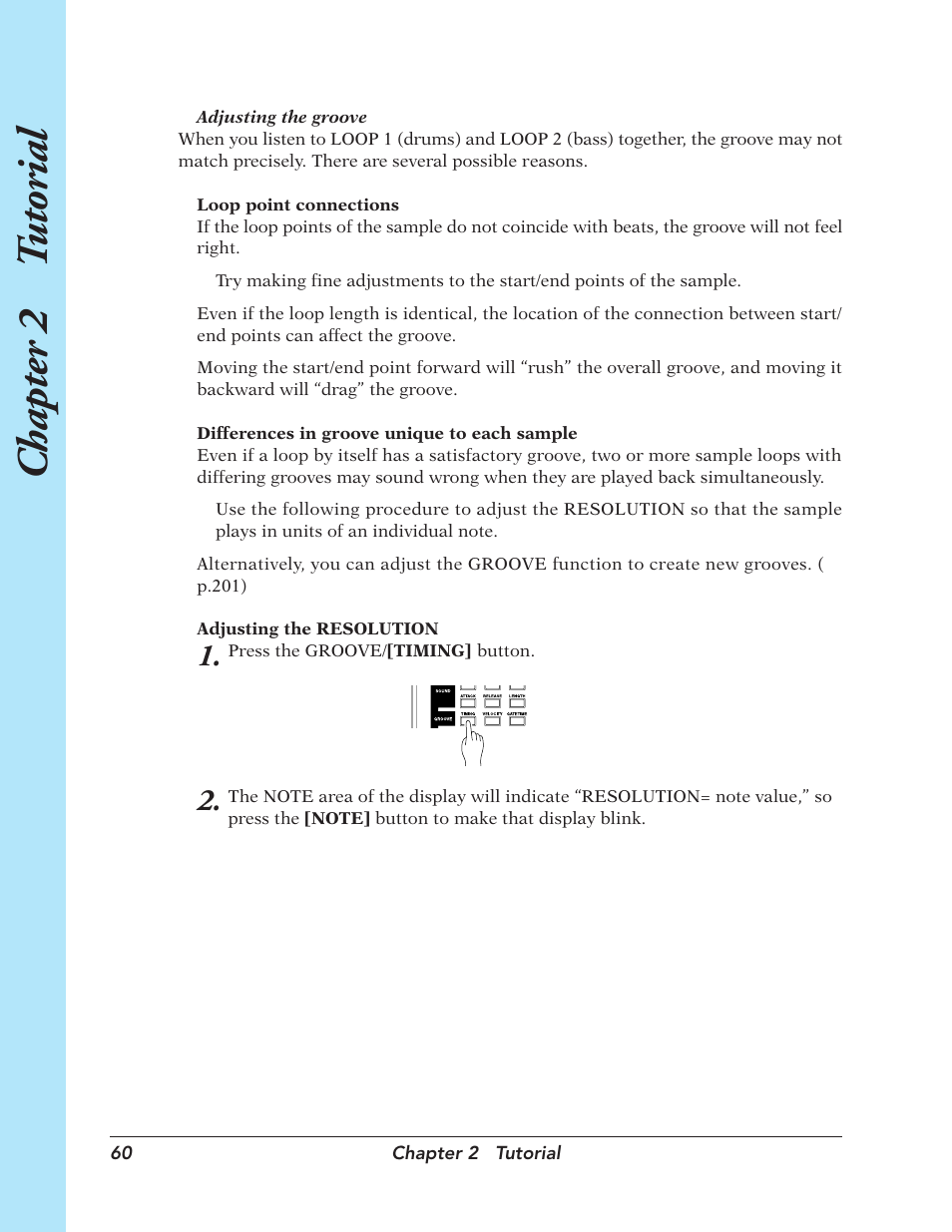 Chapter 2 t utorial | Yamaha SU700 User Manual | Page 60 / 354