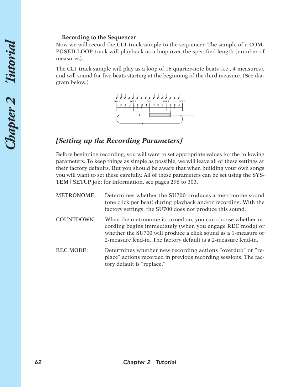 Chapter 2 t utorial | Yamaha SU700 User Manual | Page 62 / 354
