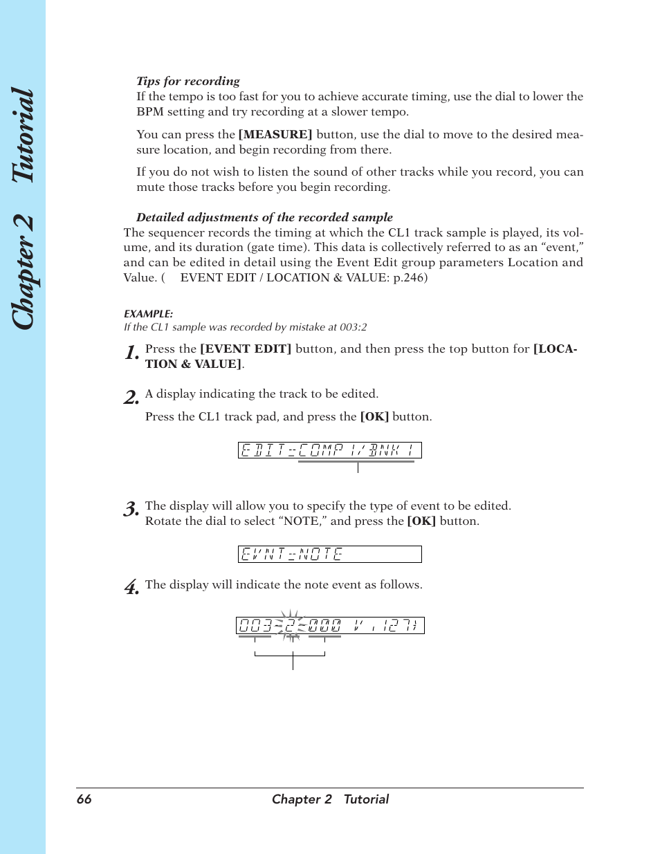 Chapter 2 t utorial | Yamaha SU700 User Manual | Page 66 / 354