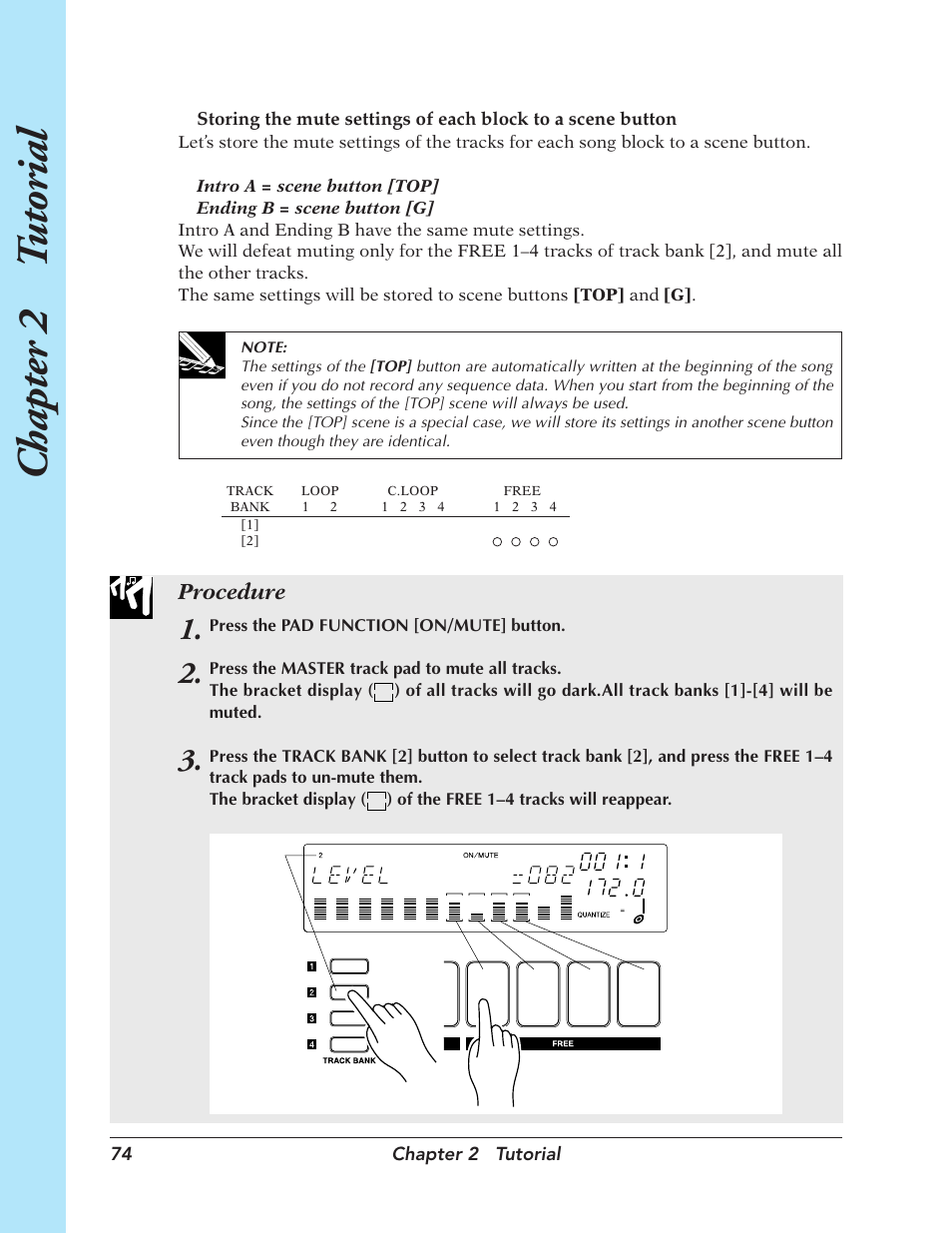 Chapter 2 t utorial | Yamaha SU700 User Manual | Page 74 / 354