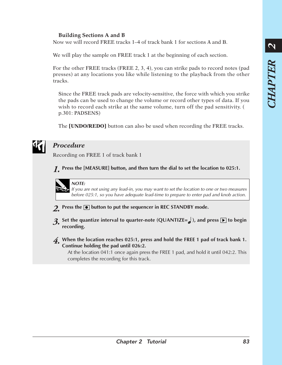Chapter 2 | Yamaha SU700 User Manual | Page 83 / 354