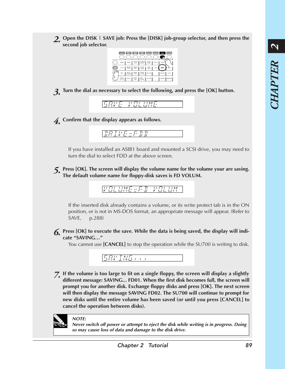 Chapter 2 | Yamaha SU700 User Manual | Page 89 / 354