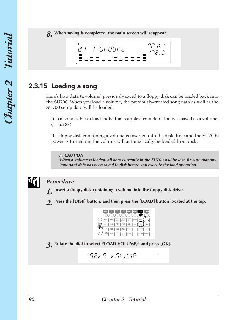 Chapter 2 t utorial | Yamaha SU700 User Manual | Page 90 / 354