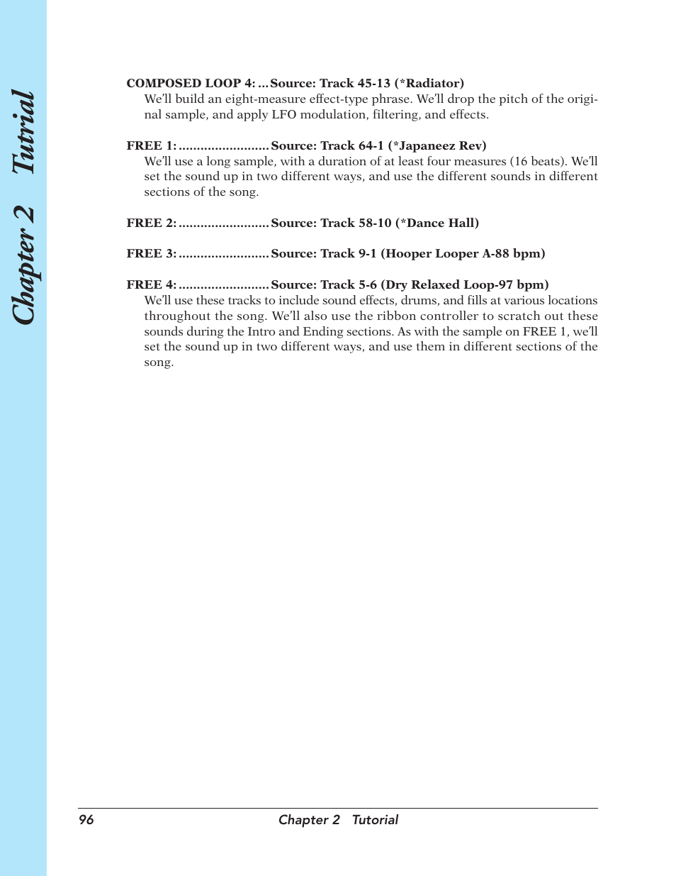 Chapter 2 t utrial | Yamaha SU700 User Manual | Page 96 / 354