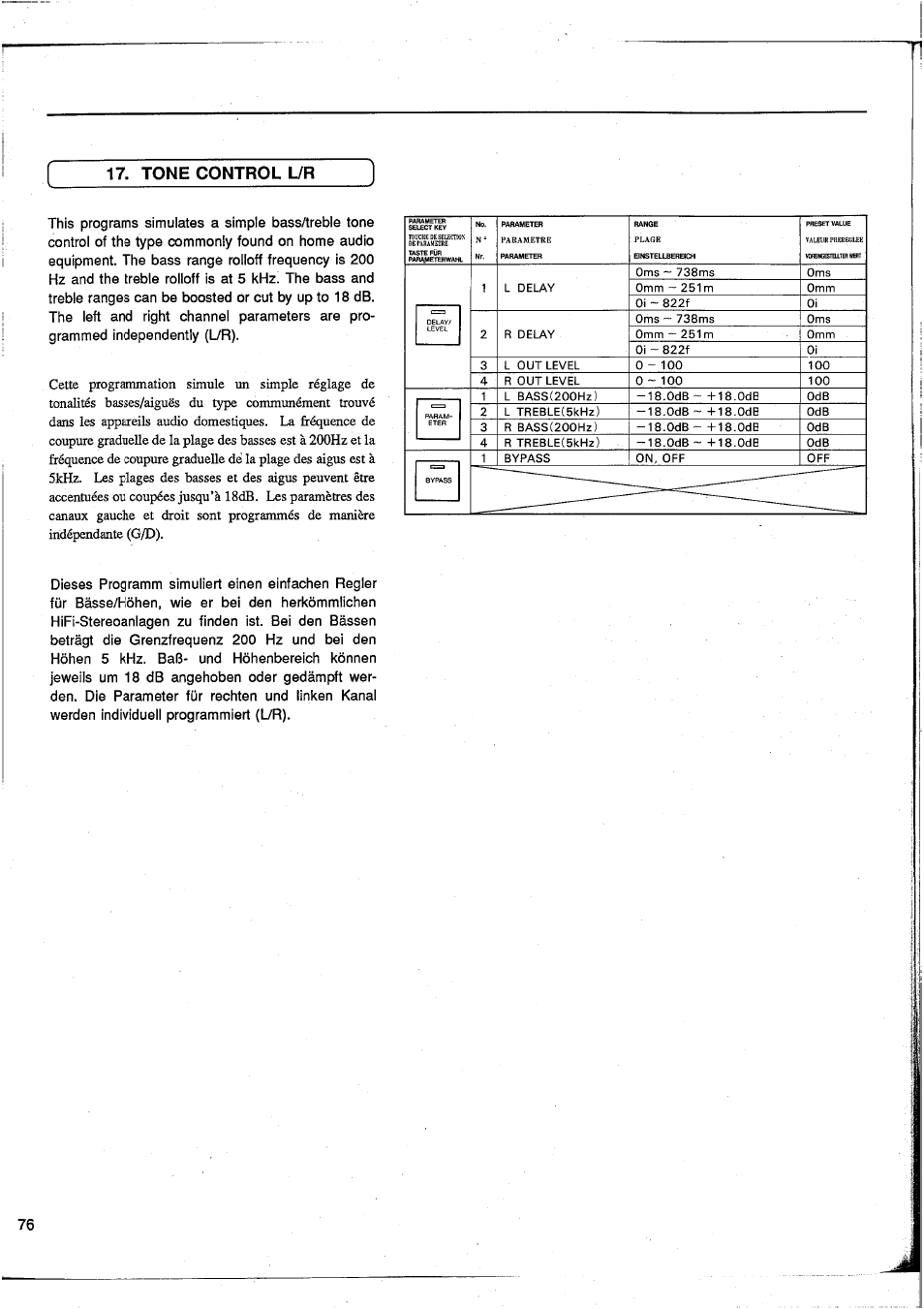 Tone control | Yamaha DEQ7 User Manual | Page 78 / 98