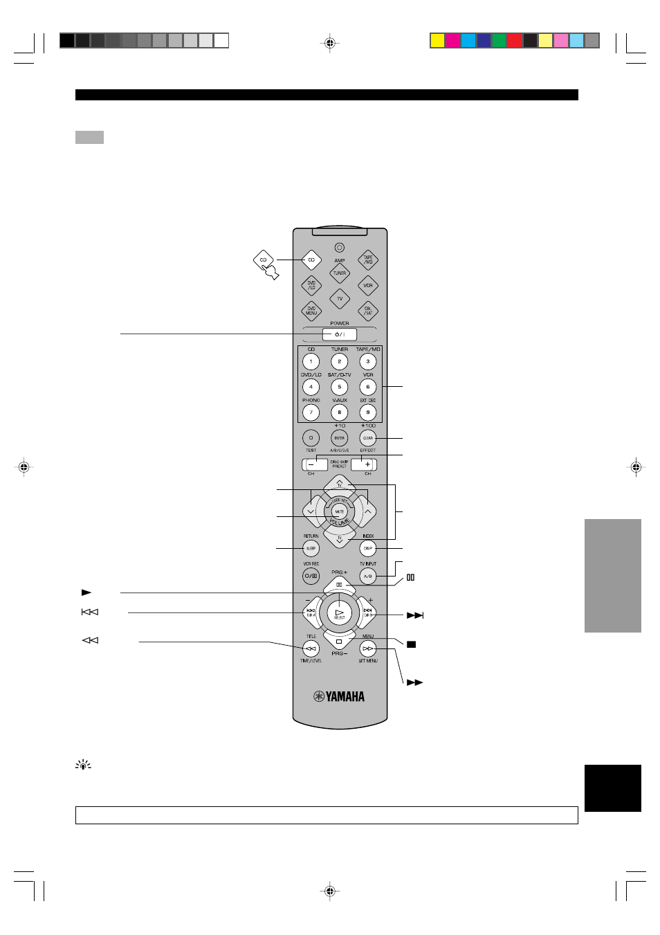 Cd mode | Yamaha HTR-5240RDS User Manual | Page 47 / 66