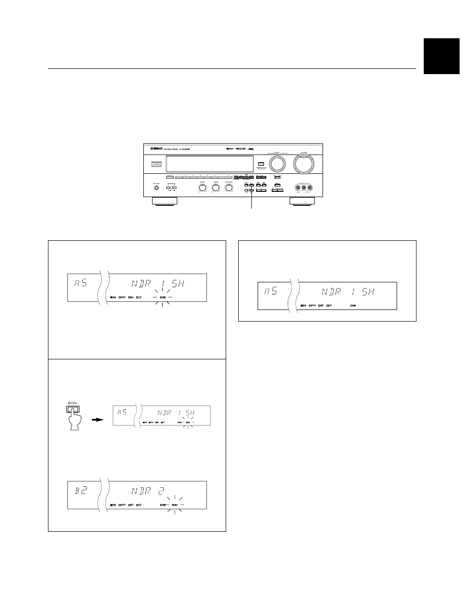 Eon function | Yamaha RX-V495RDS User Manual | Page 39 / 68