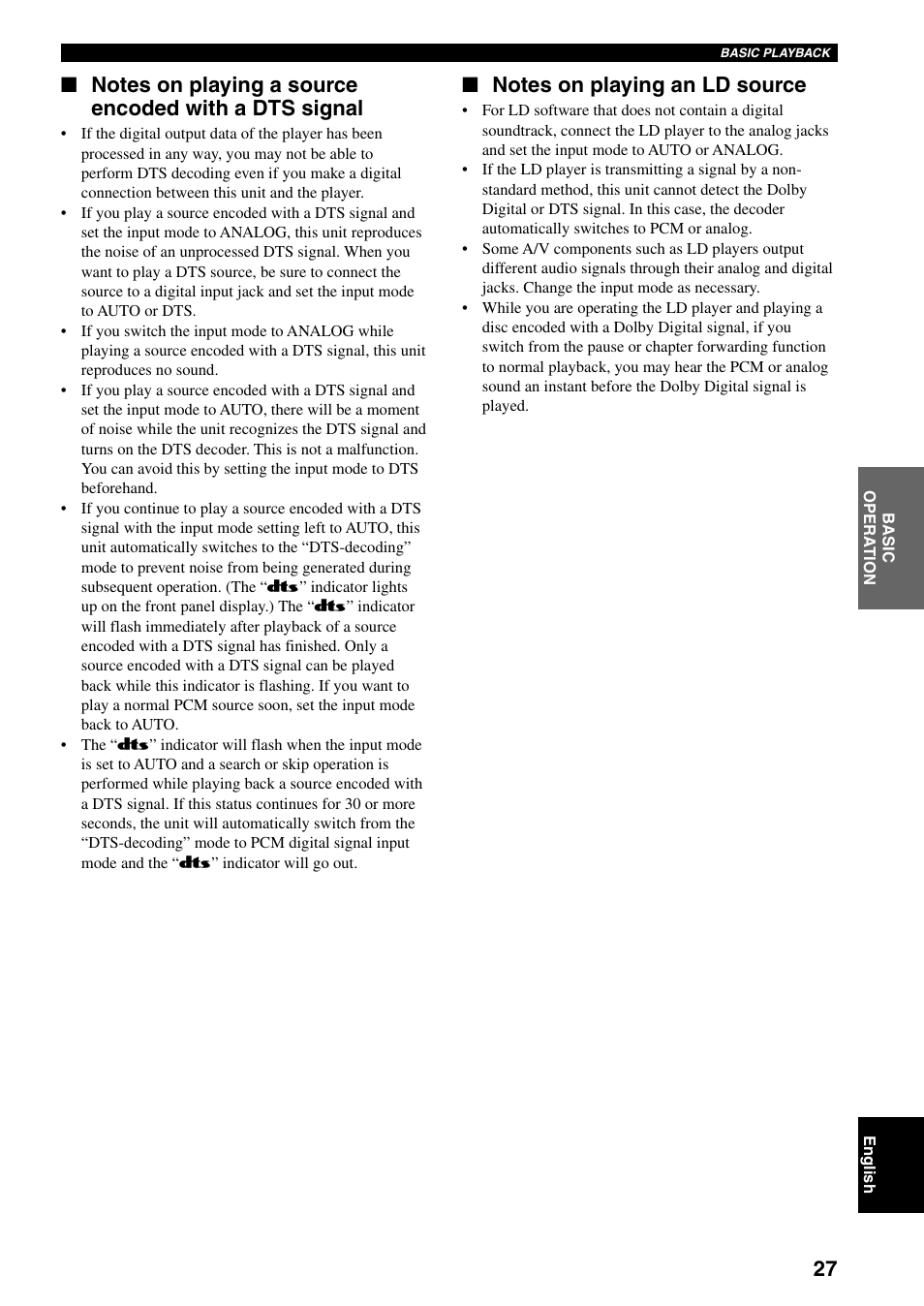 Yamaha RX-V800 User Manual | Page 31 / 82