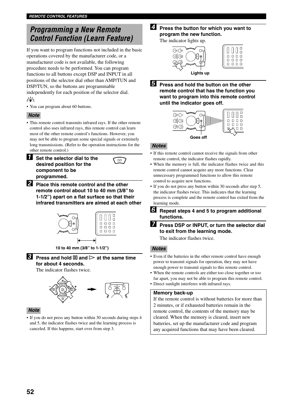 Yamaha RX-V800 User Manual | Page 56 / 82