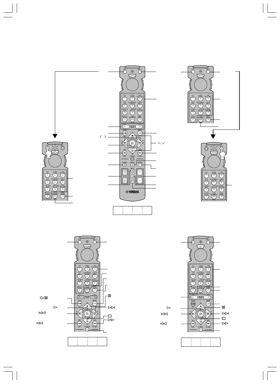 Quick reference card | Yamaha RX-V800 User Manual | Page 81 / 82