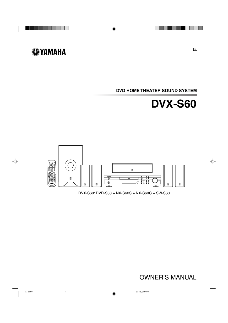 Yamaha DVX-S60 User Manual | 31 pages