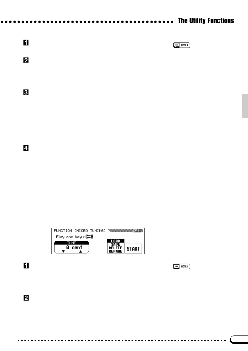The utility functions | Yamaha CVP-59S User Manual | Page 108 / 163