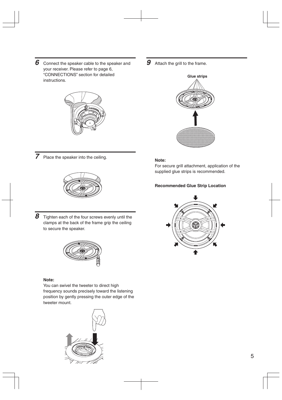 Yamaha NS-IW360C User Manual | Page 5 / 8