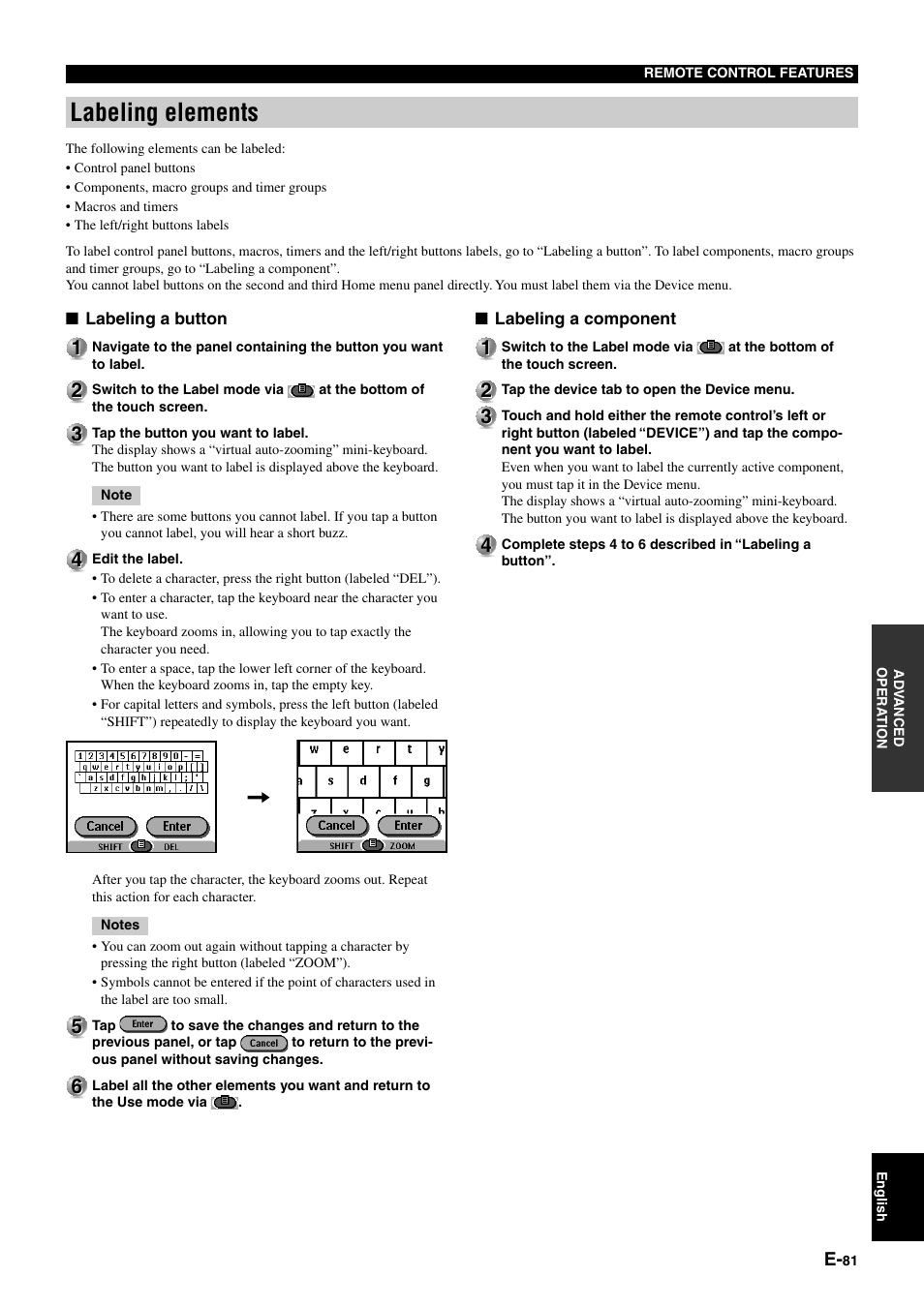 Labeling elements | Yamaha pmn User Manual | Page 87 / 128