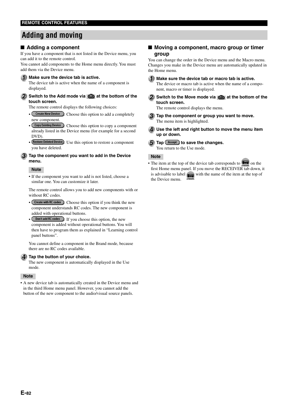 Adding and moving | Yamaha pmn User Manual | Page 88 / 128